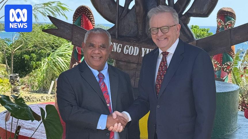 Vanuatu denies it is about to sign a security deal with China as Australia works to ink its own pact