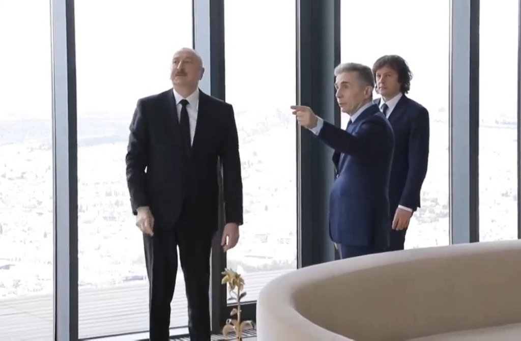 Azerbaijan president Aliyev makes short official visit to Georgia