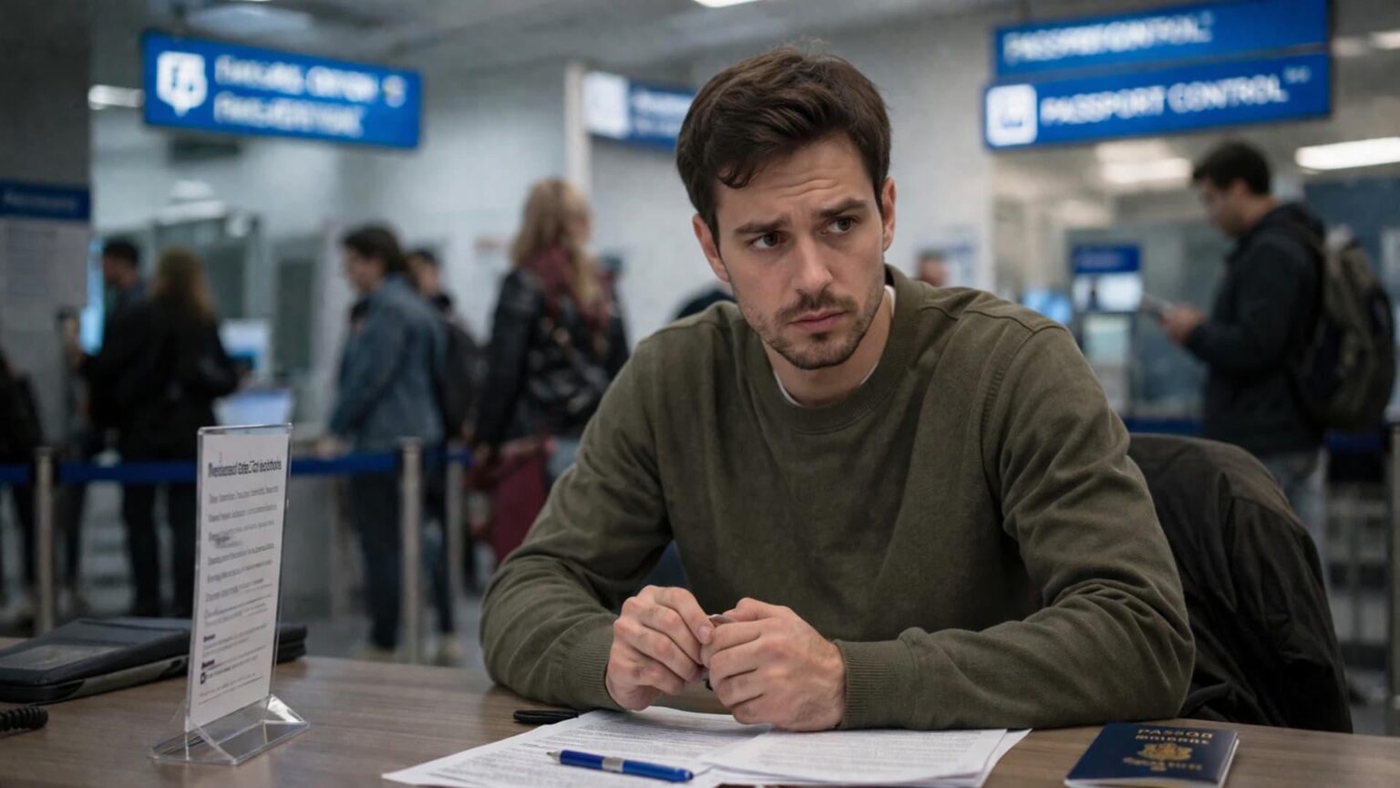 German men aged 17-45 are required to obtain permission from the relevant German military authorities in order to leave the country for more than three months.