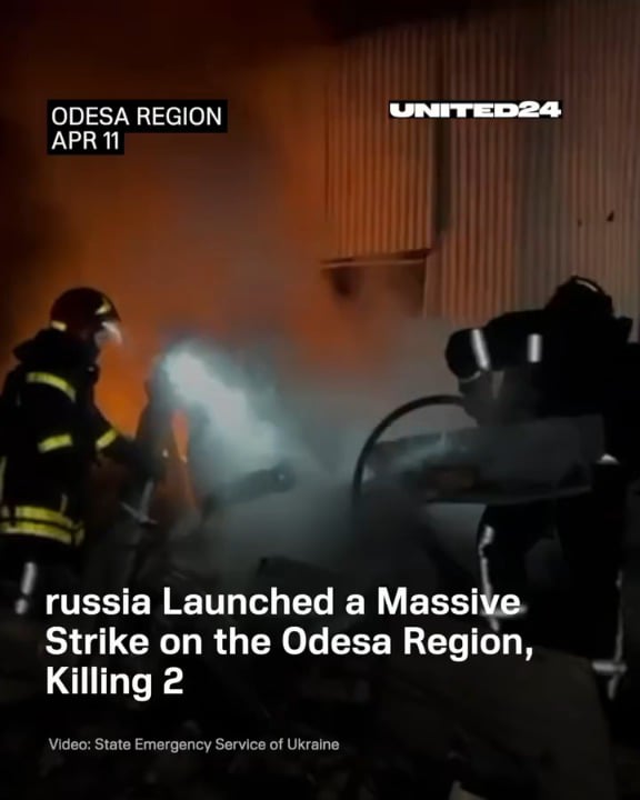 Hours after Russia declares “Easter truce,” it strikes homes, a kindergarten, and civilian infrastructure in Odesa region, killing 2 people