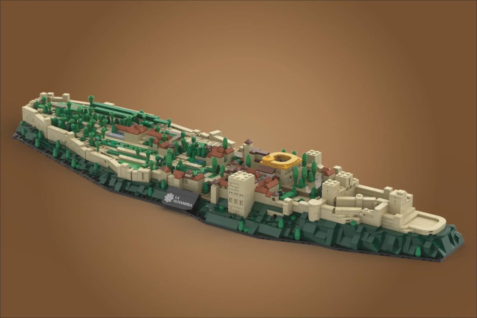 I fell in love with Granada and the Alhambra, so I have decided to recreate it in LEGO 🏰🧱