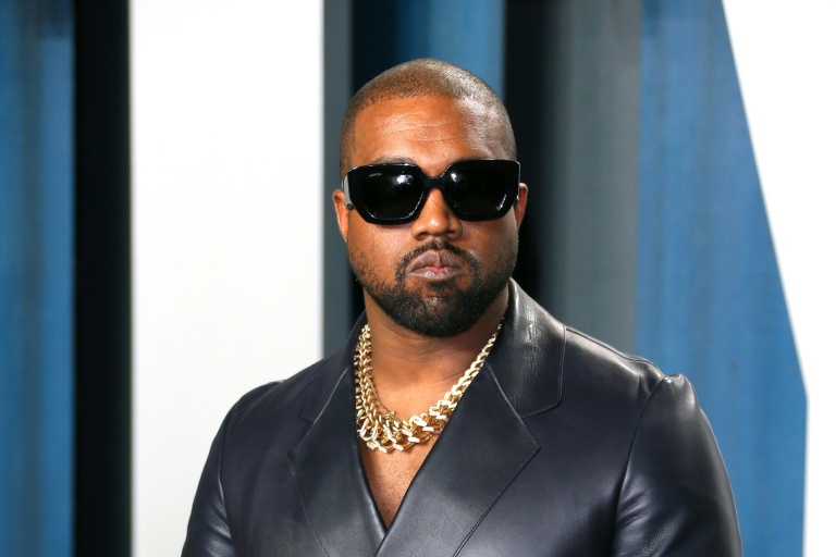 Kanye West at the 2020 Vanity Fair Oscar Party. The US rapper said he is postponing a planned concernt in France
