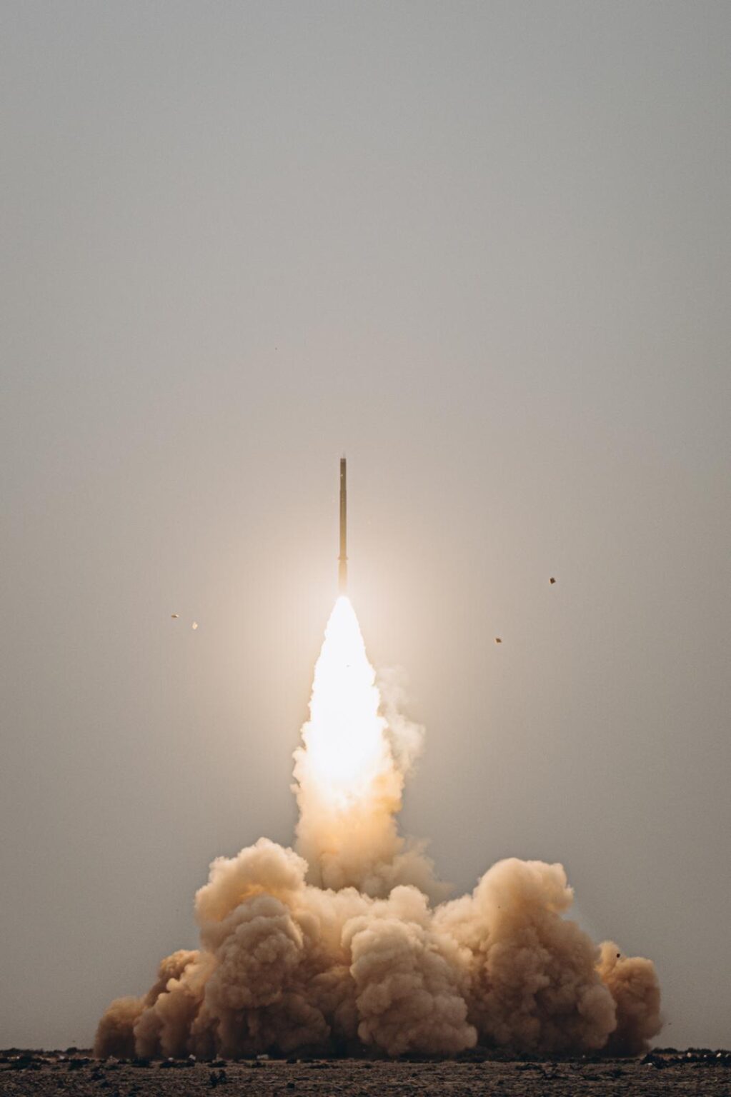 Barak MX launching a missile vertically during a trial interception ahead of delivery to Slovakia.