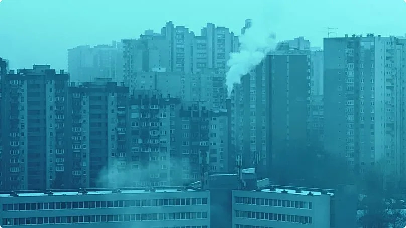 Sarajevo is also struggling with heavy air pollution.