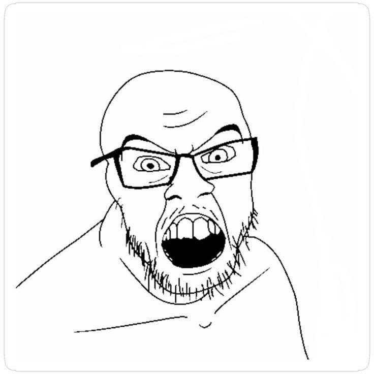 This is what you look like when you're shitting yourself over someone wishing you a Merry Christmas.