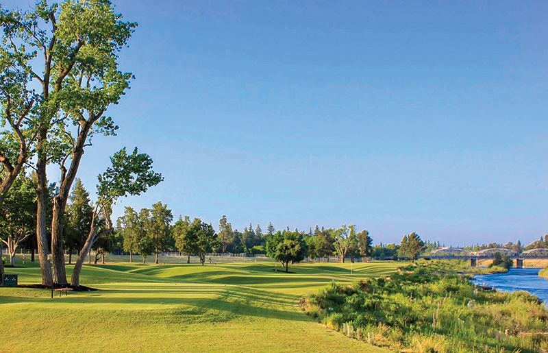 Aerial view of Ghost Creek golf course