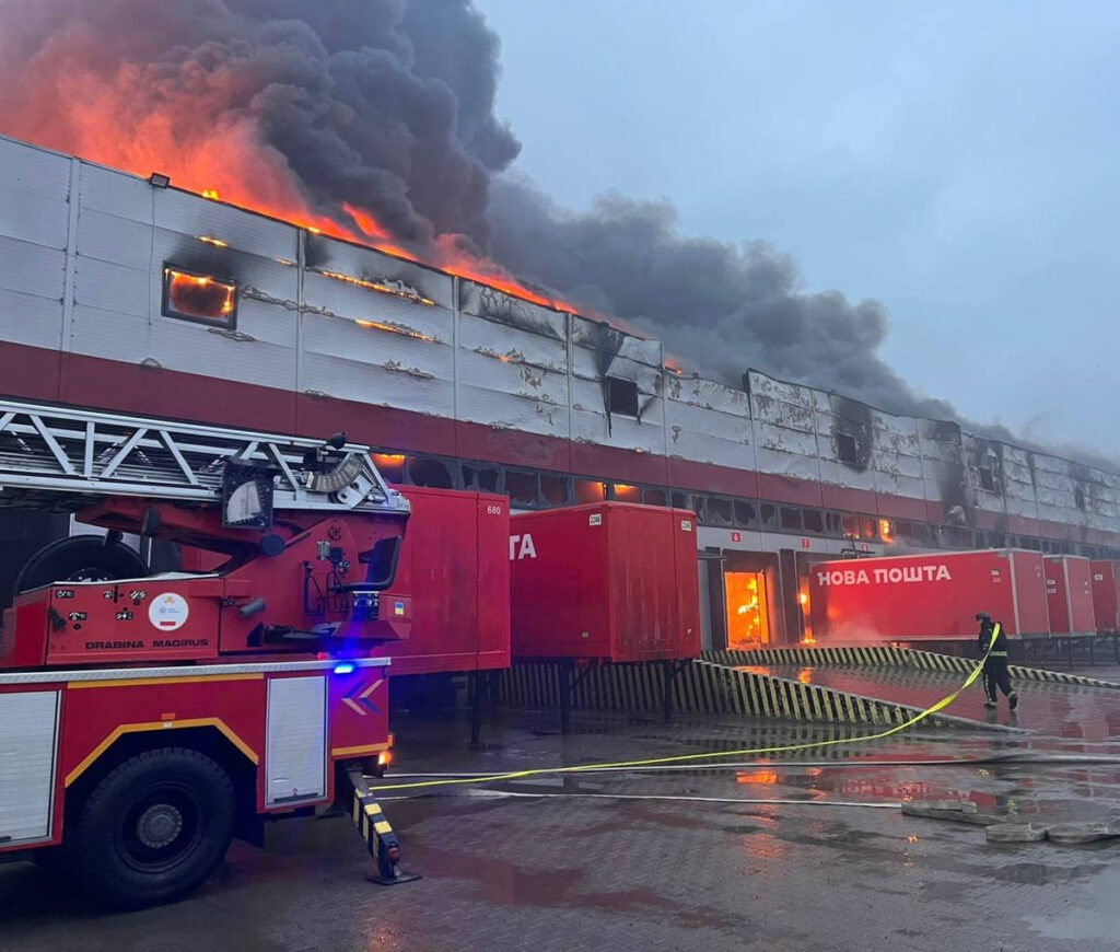 Lutsk, Khmelnytsky Hit, Fires Erupt Across Ukraine