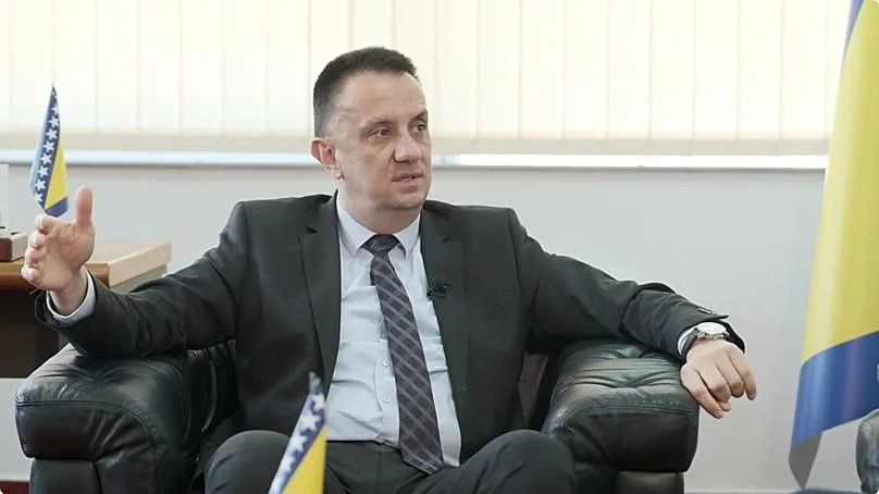 Vedran Lakić, energy minister of the BiH regional government. 