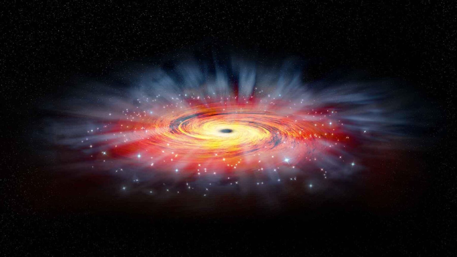 NASA reveals that the Milky Way's Enormous 4 Million Solar Mass Black Hole has a predicted "Awakening" in about 2 billion years, triggered by the future collision and merger of the Large Magellanic Cloud with our galaxy.