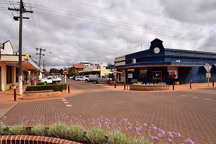 Campbell Street in Corrigin, Western Australia