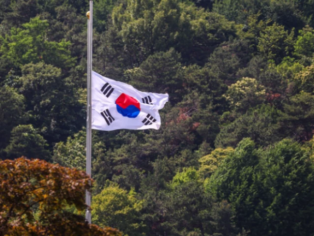 south korea flag photo anadolu agency