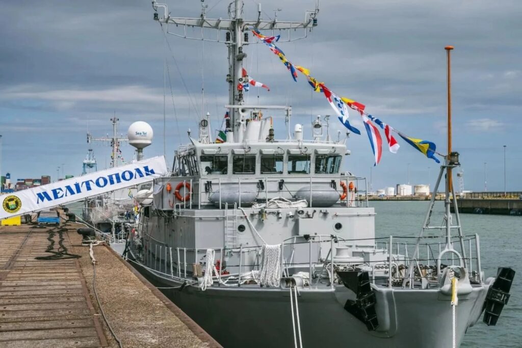 The Ukrainian Navy is strengthening its mine warfare capabilities with ships transferred by the United Kingdom, the Netherlands, and Belgium