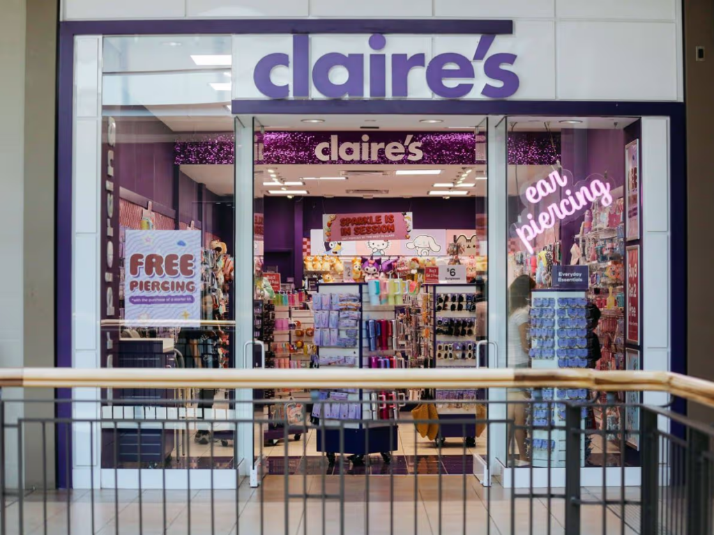 Closed shutters at Claire’s stores mark the end of a major high-street brand in the UK and Ireland.