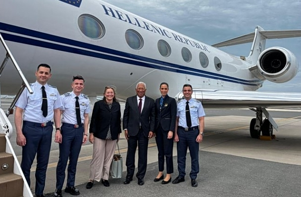 Costa Thanks for Use of Greece’s Official Plane