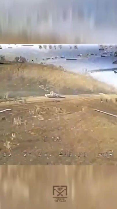 Ukrainian 148th Motor Rifle Brigade spectacularly annihilates passenger car carrying ammunition along several russians upon being hit