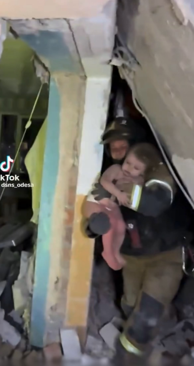 Heartwarming update on little girl saved from recent bombings