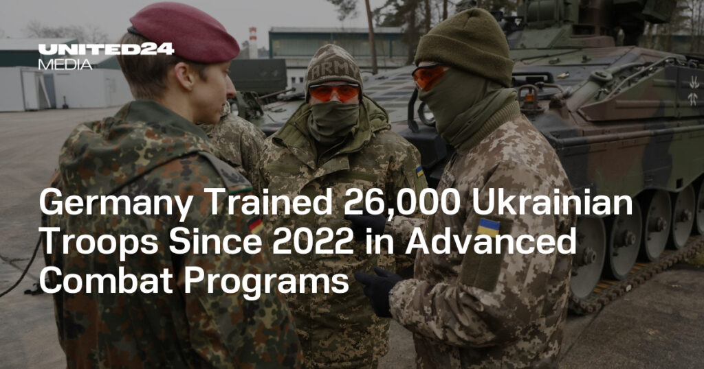 Germany Trained 26,000 Ukrainian Troops Since 2022 in Advanced Combat Programs — UNITED24 Media Germany Trained 26,000 Ukrainian Troops Since 2022 in Advanced Combat Programs — UNITED24 Media