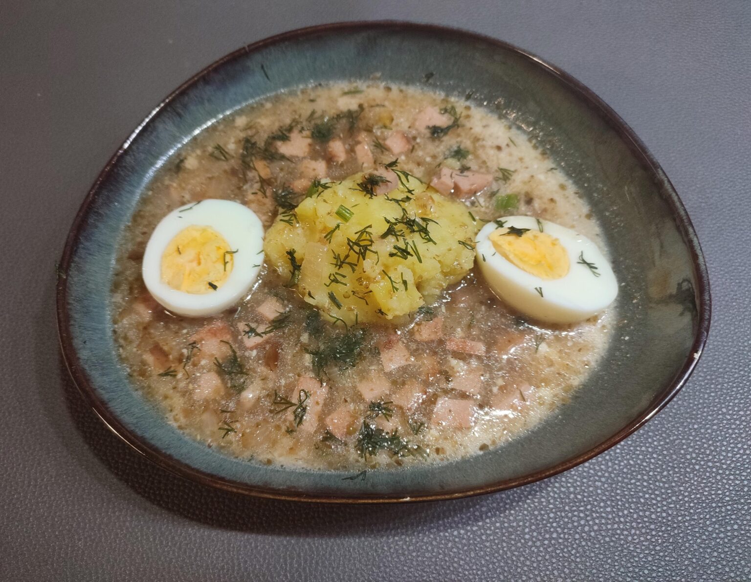 I made Zurek for Easter!