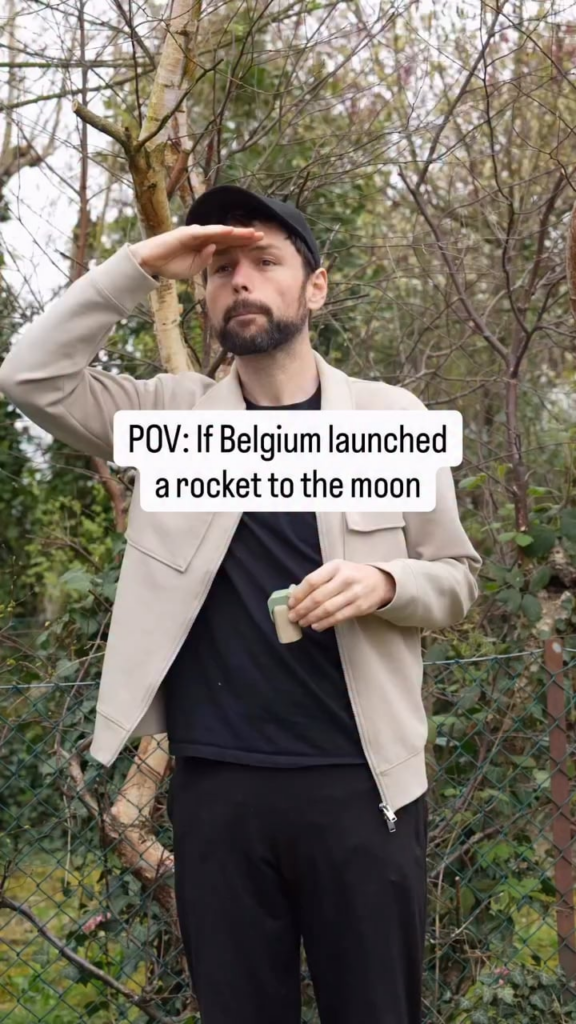 What if Belgium was in charge of the moon mission