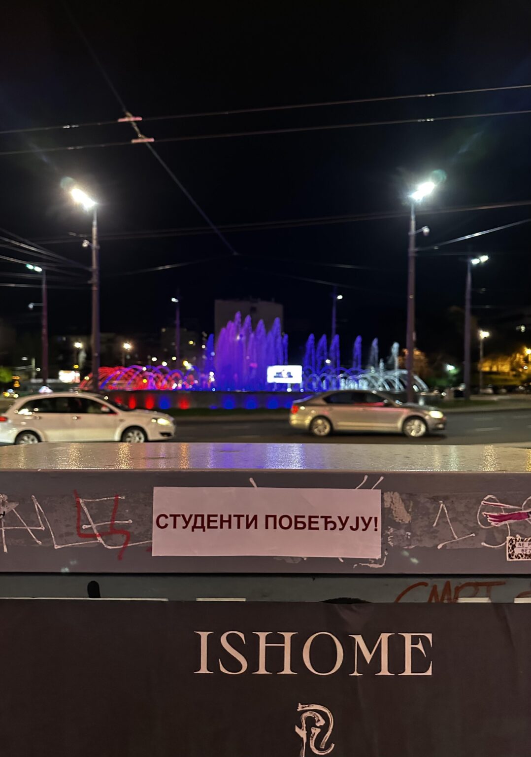 The students started an action of sticking stickers all over Serbia, which is also a kind of campaign. Are you participating and have you spotted these stickers in your place?