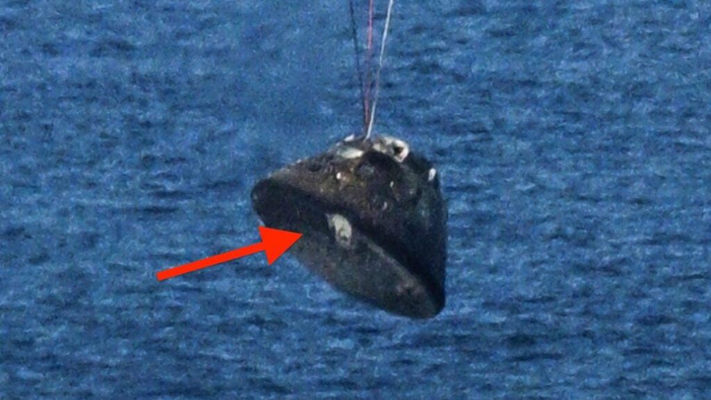 NASA Sets the Record Straight on That ‘Missing Chunk’ of Artemis 2’s Heat Shield | Social media users were quick to point out what looks like a large piece of missing material from the bottom of the spacecraft.