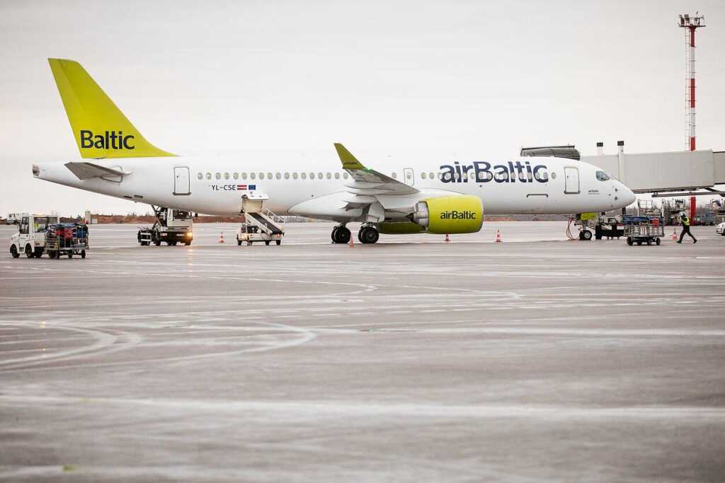 AirBaltic stops flights on the Kaunas - Riga route