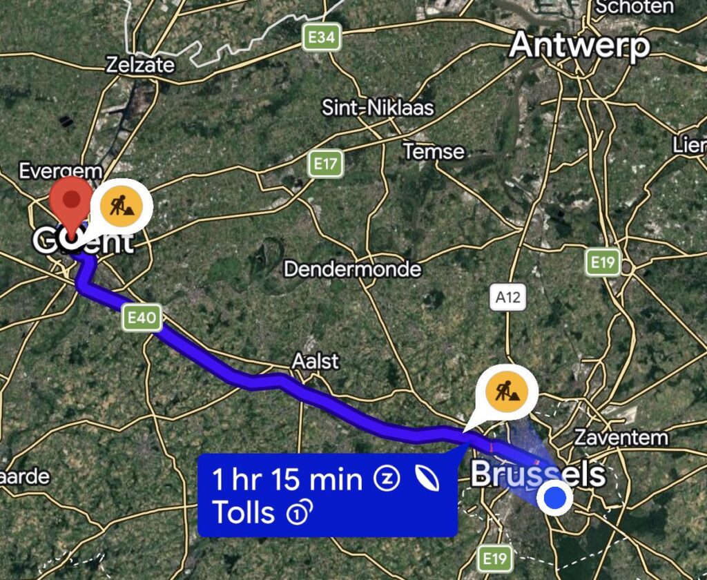 Google maps indicating presence of tolls in E40? Google maps indicating presence of tolls in E40?