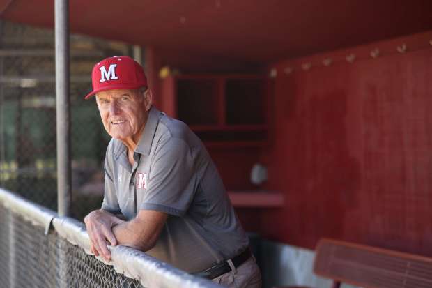 Russ Peterich spent his career as a coach and administrator of athletics at Montgomery High School. (Beth Schlanker - The Press Democrat)