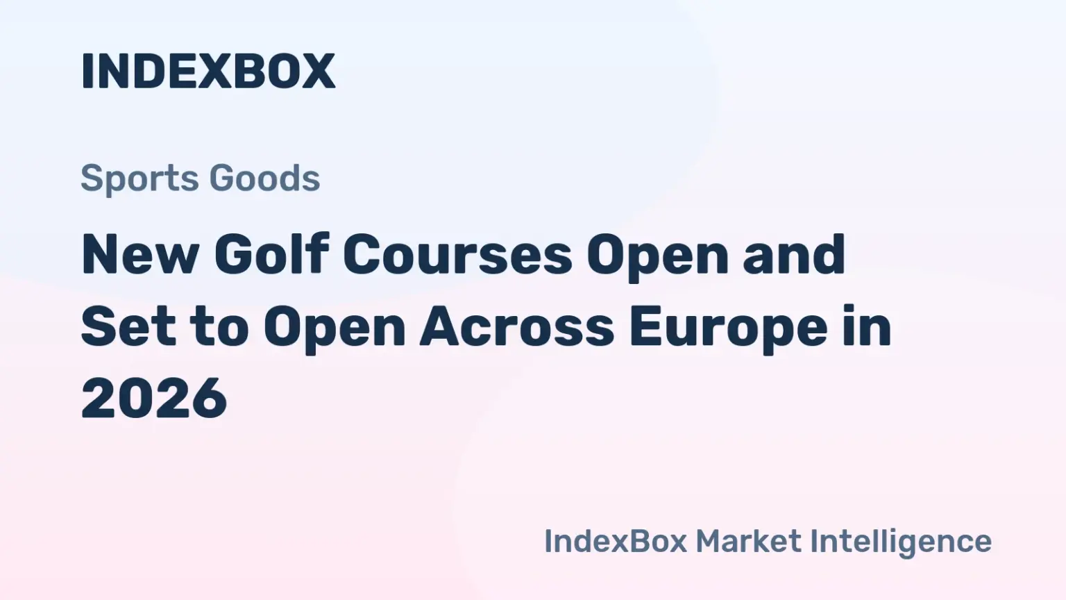 New European Golf Courses 2026: Openings in Scotland, France, Portugal - News and Statistics