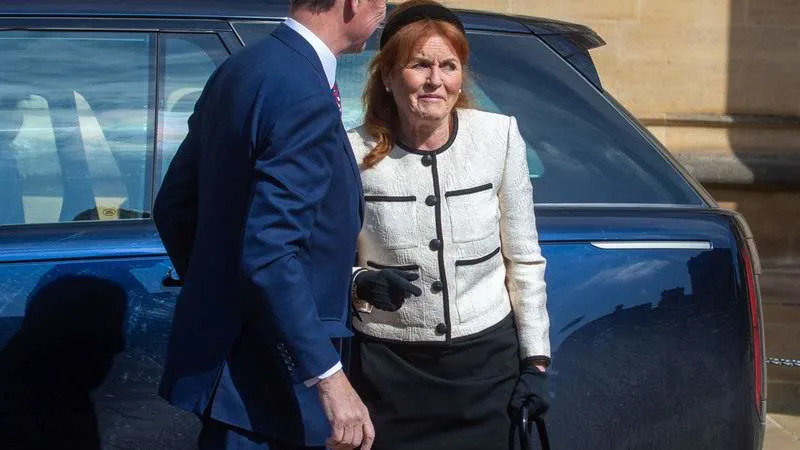 Sarah Ferguson arrives at St George’s Chapel in 2025. By: MEGA