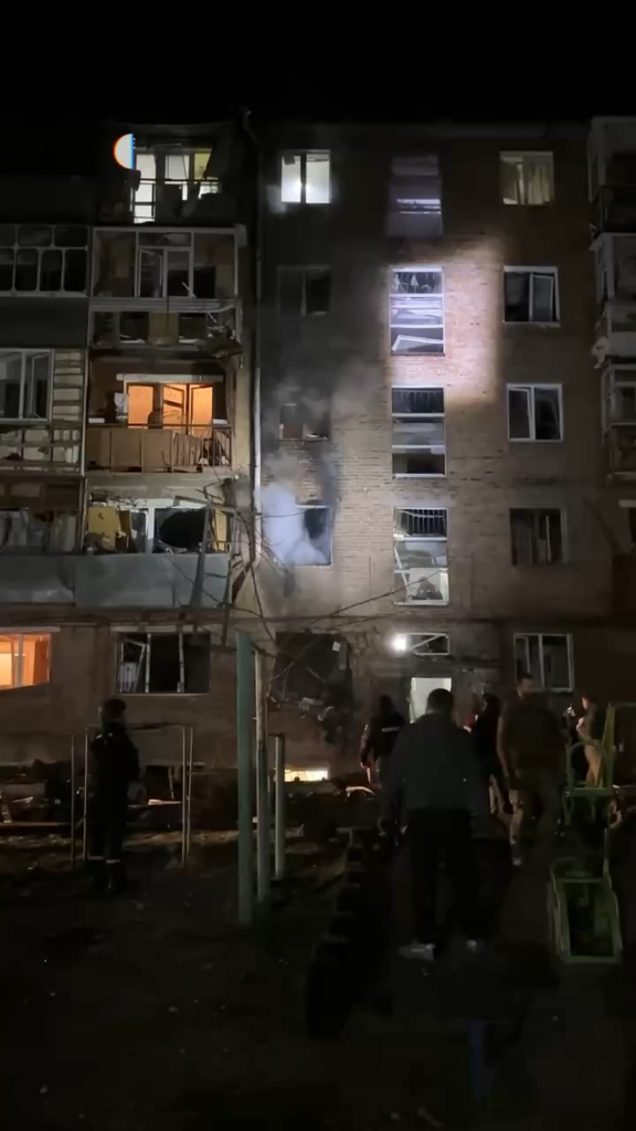 Sumy. It's terrible right now. The enemy is hitting residential buildings.