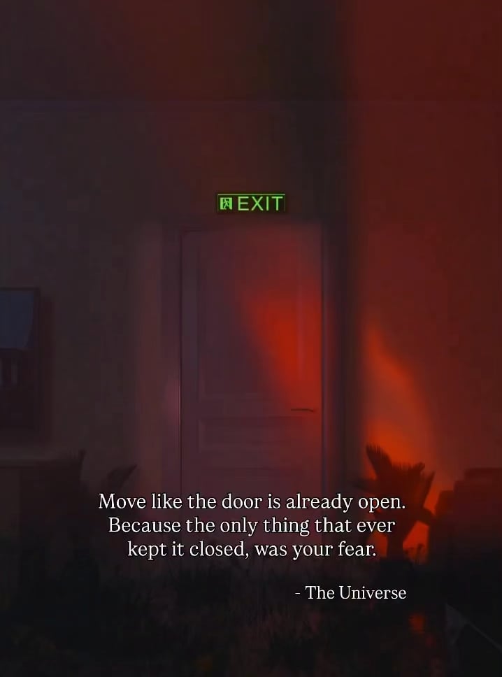 On the other hand, fear is a fucked up thing, but the extra step of admitting that it exists is its own obstacle.