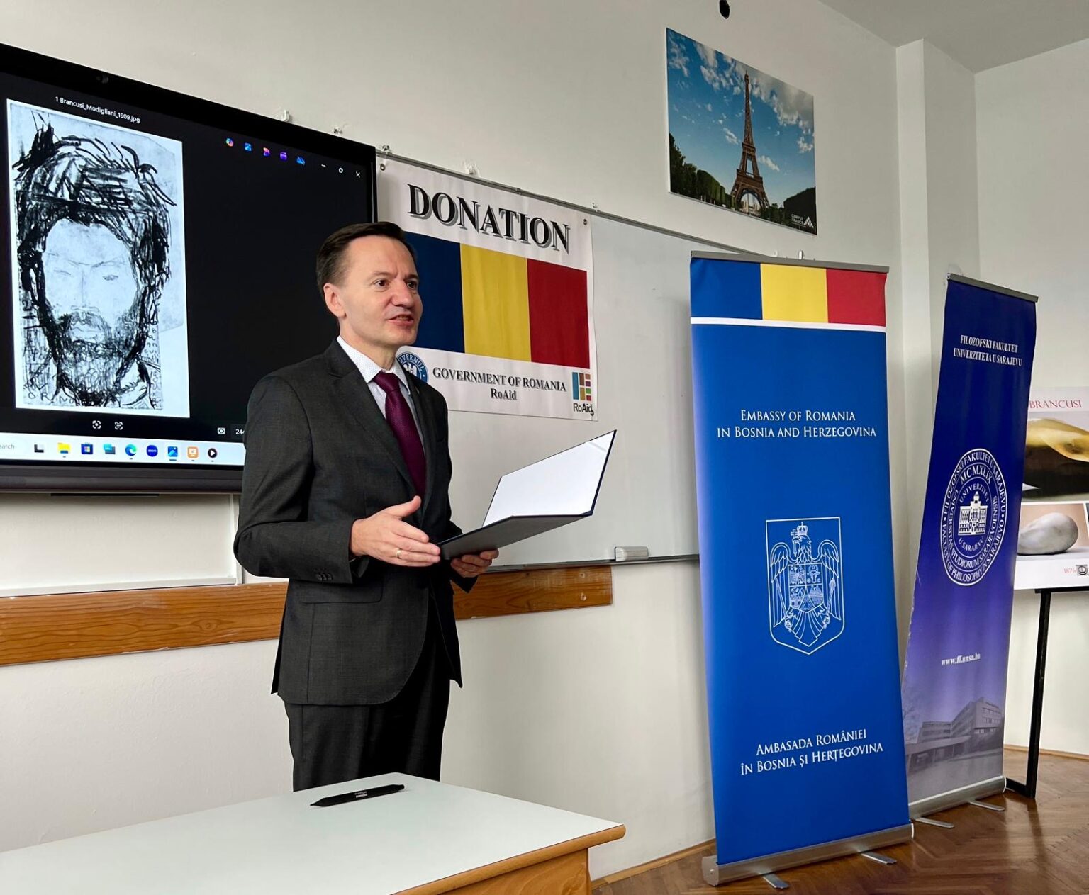 Romania Supports Education in Sarajevo: Classrooms Modernized at Faculty of Philosophy