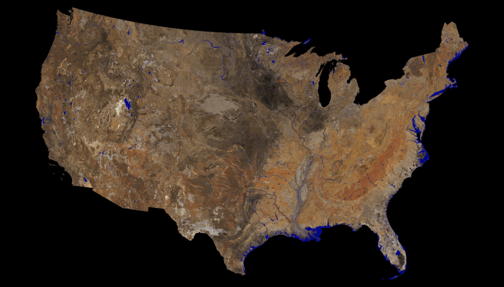 [OC] The geography of soil color