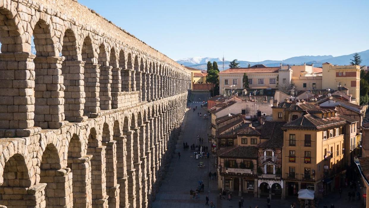 Segovia, Spain, december 2018. Views from the city of Segovia.