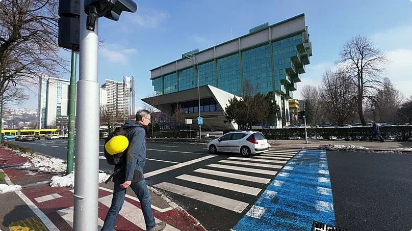 The headquarter of Elektroprivreda BiH in Sarajevo.