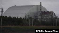 A massive concrete 'sarcophagus' was erected over the destroyed reactor to contain radioactive dust.