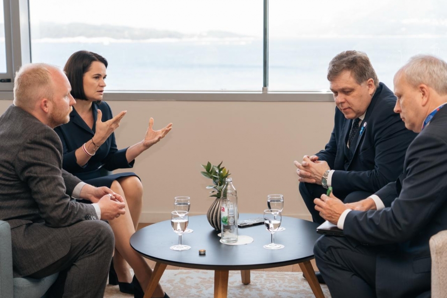 Tikhanovskaya Urged Estonia to Differentiate Between Belarusians and Russians
