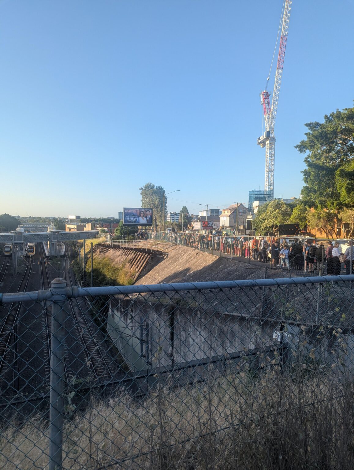 Bowen Hills this afternoon.