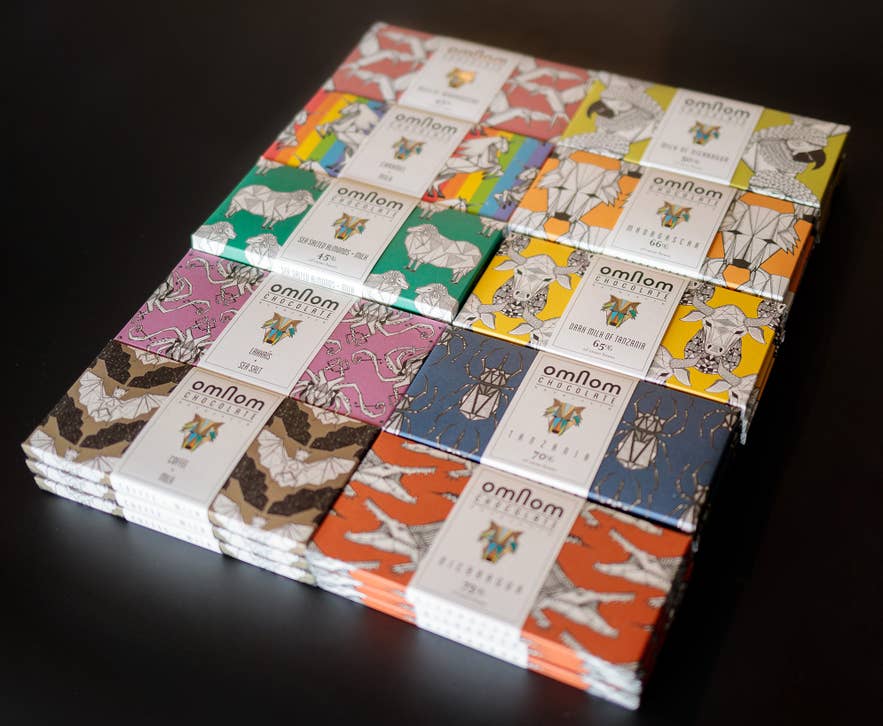 Omnom chocolates are very popular in Iceland Omnom chocolates are very popular in Iceland