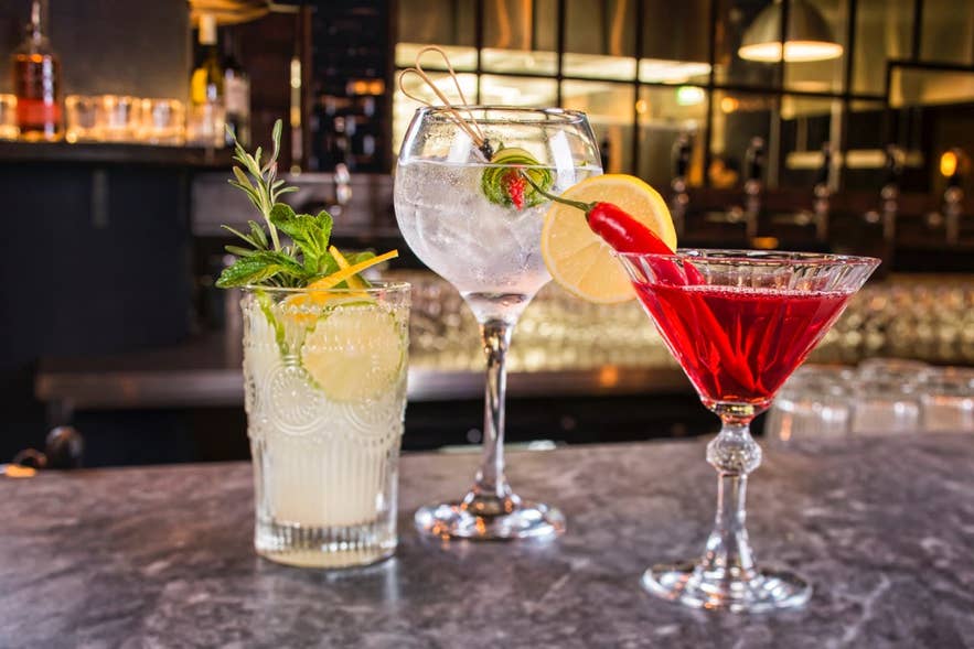 Cocktails are increasingly popular in Iceland. Cocktails are increasingly popular in Iceland.