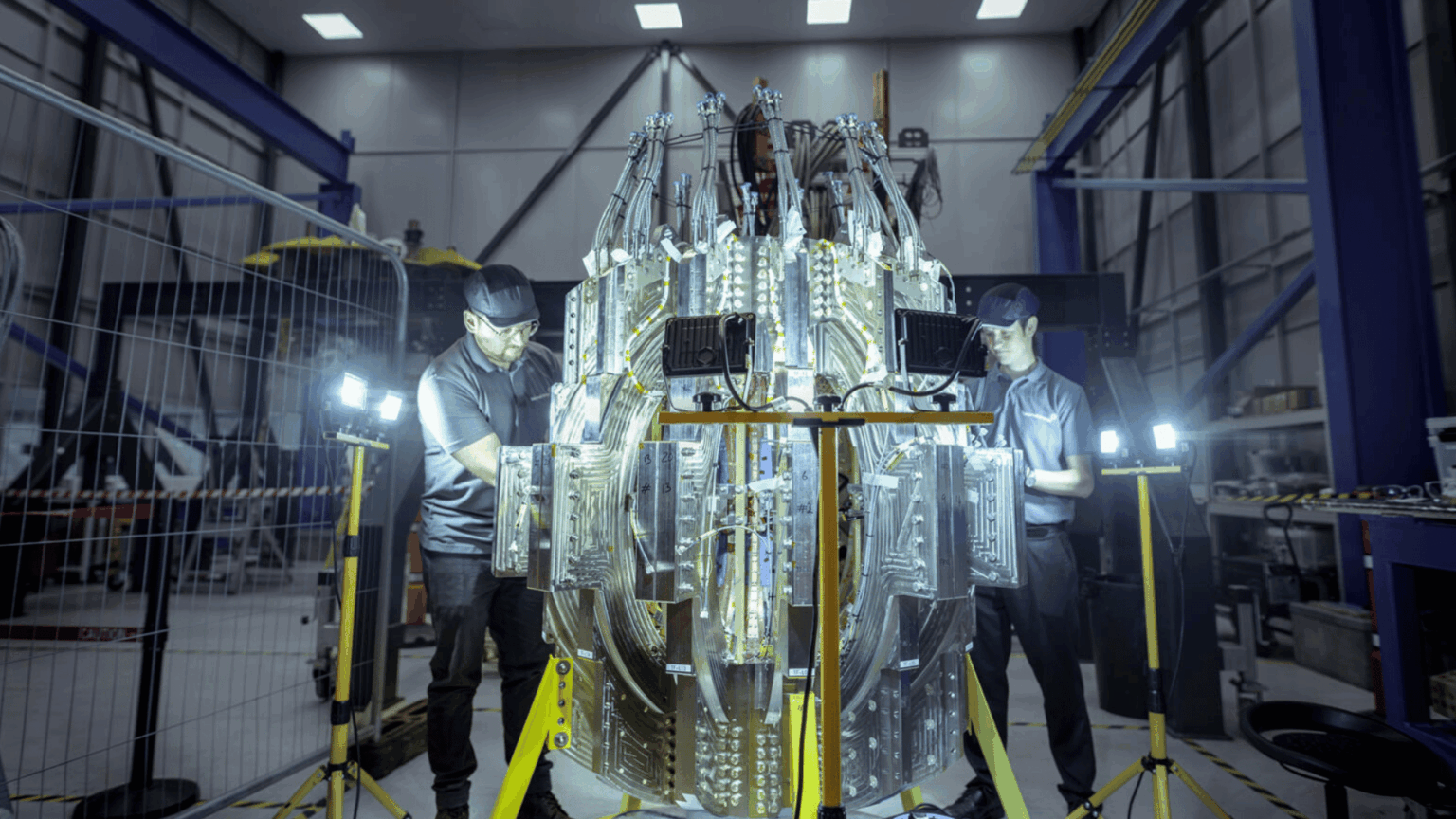 $95 Million Deal With UK Energy Firm Sets Up Nuclear Fusion Plant fusion simulation