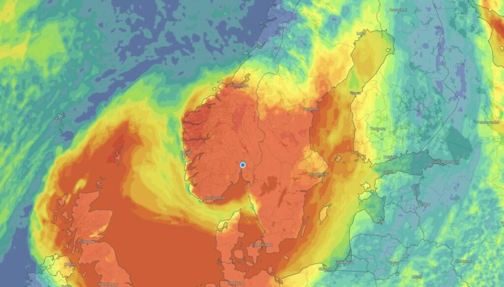 Scorching heat in South Norway forecast--- er nope