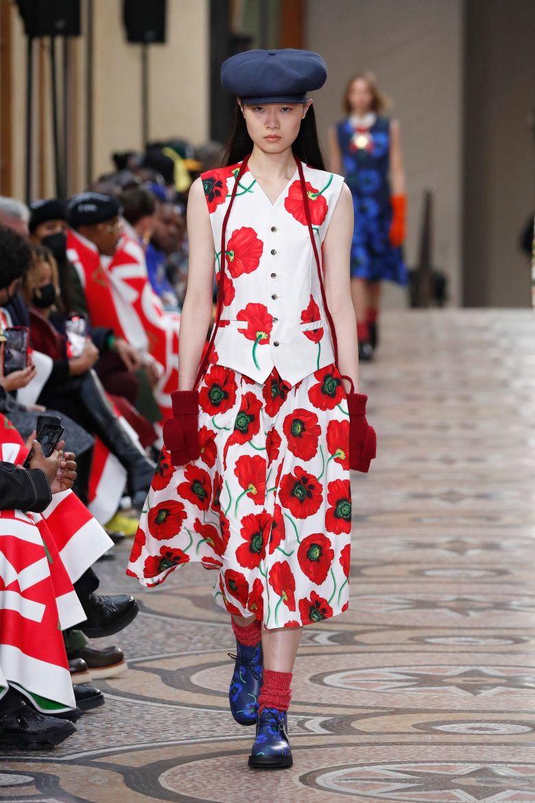 The Fall-Winter 2022 show was one of Nigo's standout collections for the French luxury house Kenzo. Here, Nigo reimagined founder Kenzo Takada's iconic poppy print for a new generation.