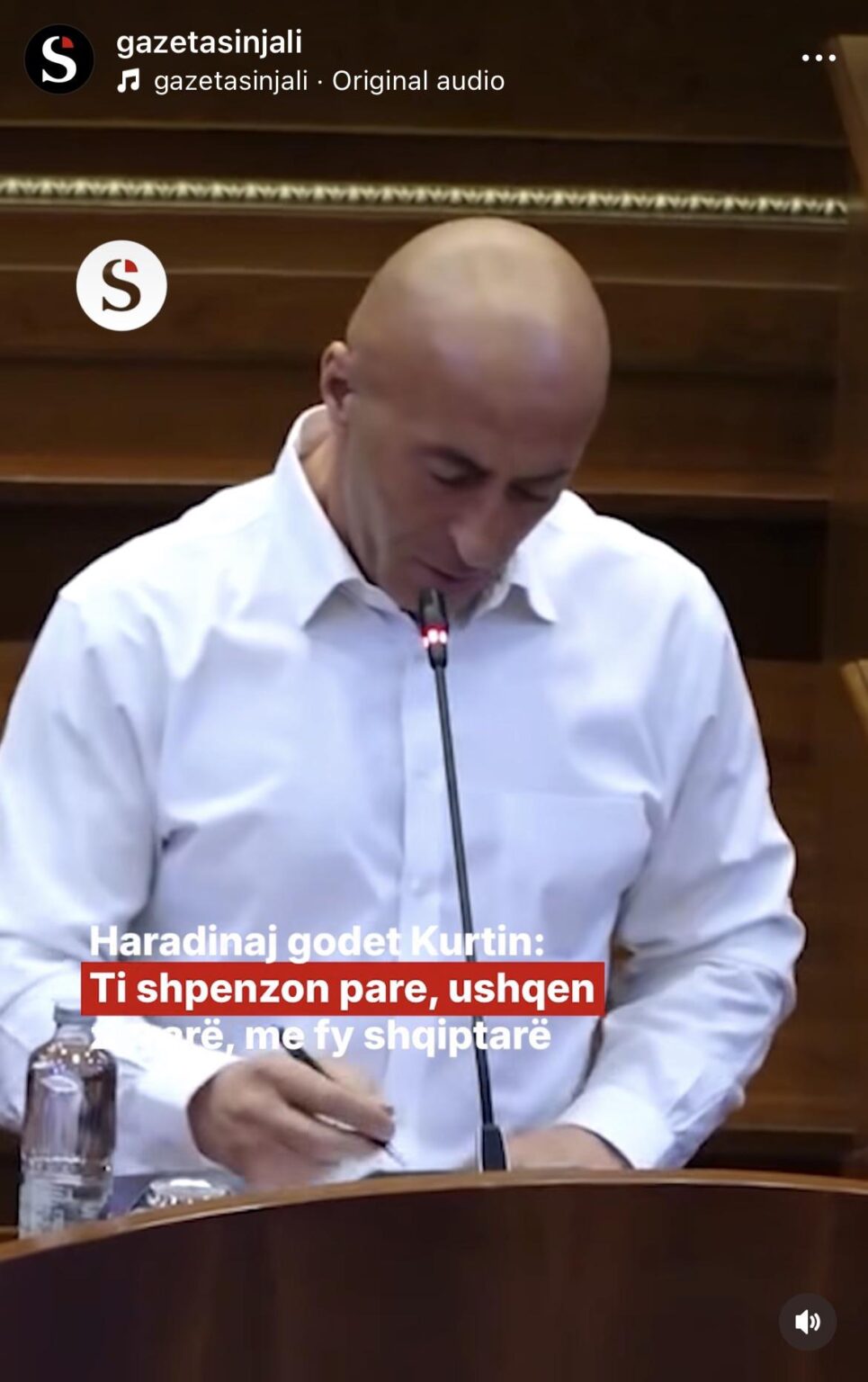 I'm very anti-VV, but why is the assembly insulted, let's insult each other... honor among thieves they say.