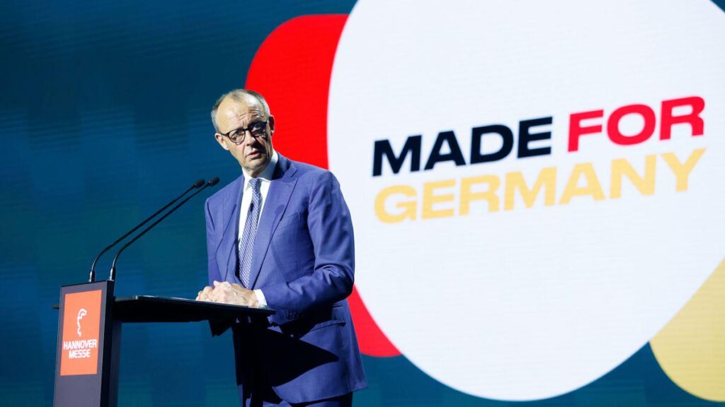 Friedrich Merz at the Hannover Messe: And then an entrepreneur addresses Merz as “Mr. Merkel”.