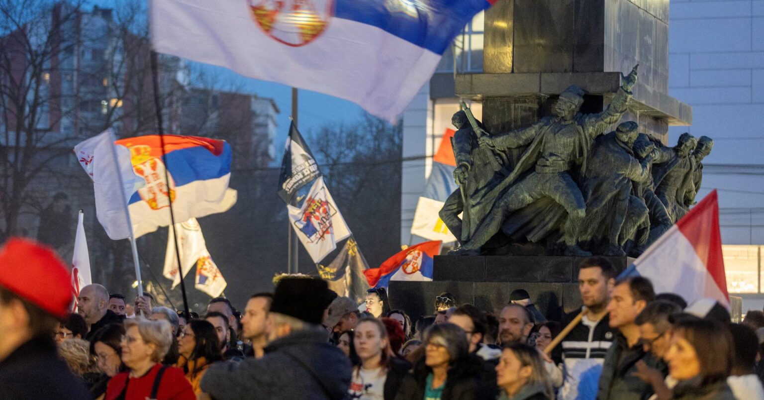 Serbian president invites parties for talks as anti-government protests continue