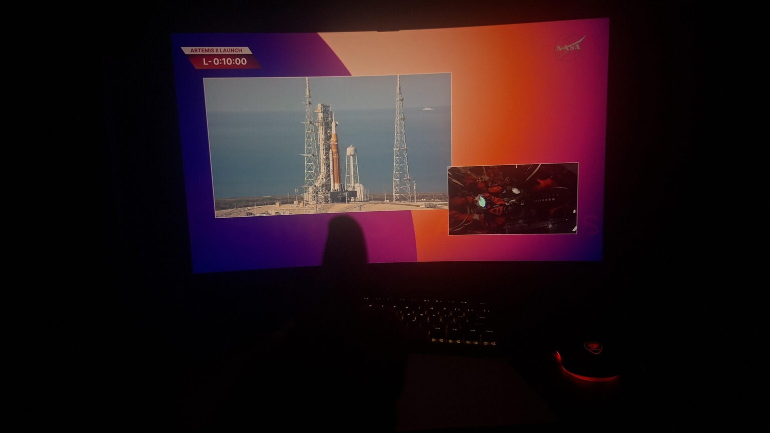 10 min until take off