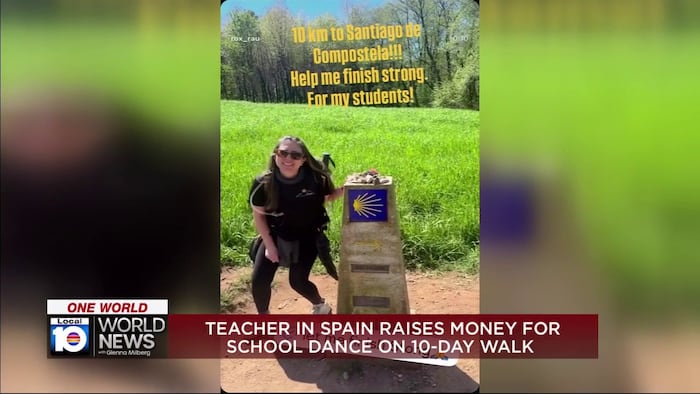 Miami teacher walks 120 miles in Spain to give students their first school dance
