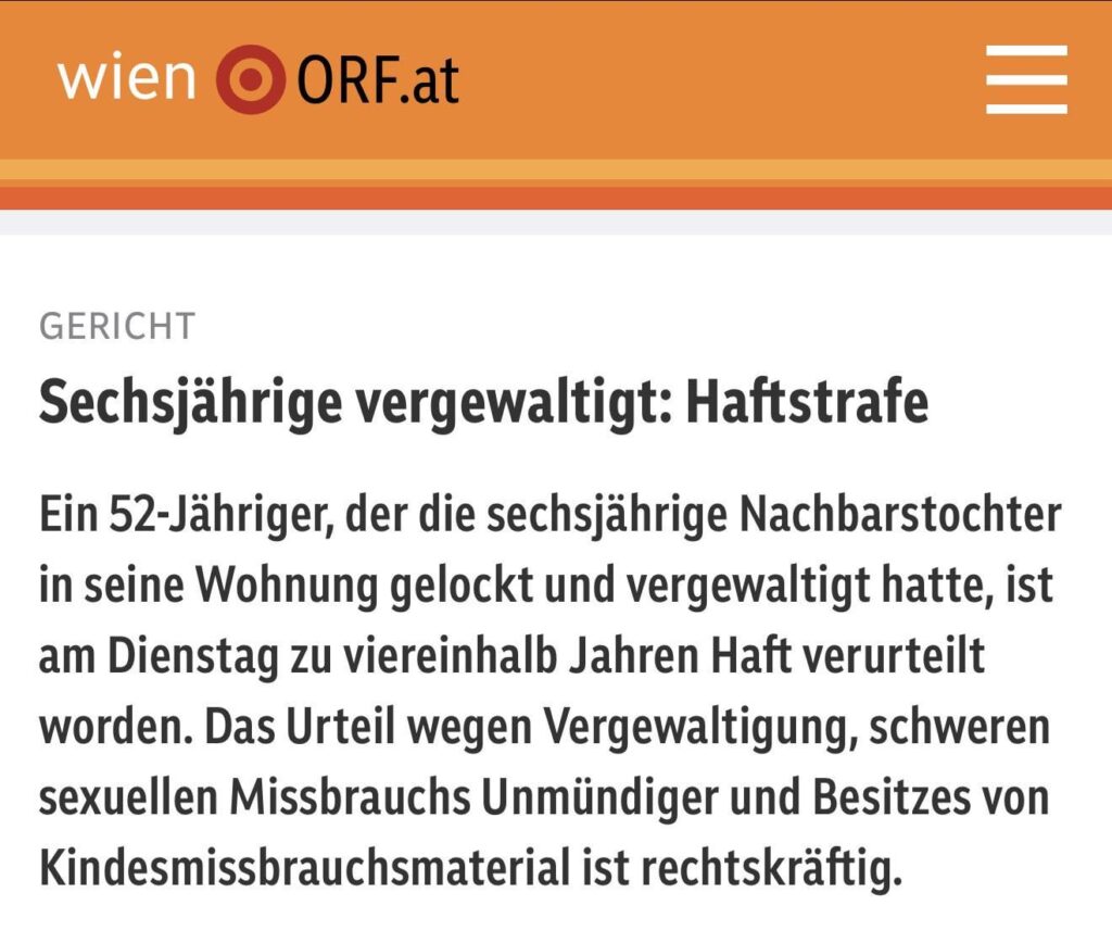 I can no longer tolerate these lenient sentences for sexual crimes. Time to act (referendum).